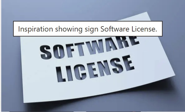 Software and licenses