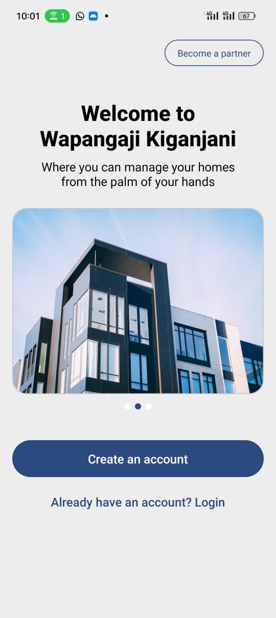 Wapangaji Kiganjani property management platform